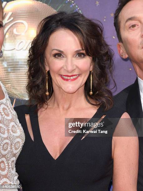 Shirley Ballas attends the 'Strictly Come Dancing 2017' red carpet launch at Broadcasting House on August 28, 2017 in London, England.