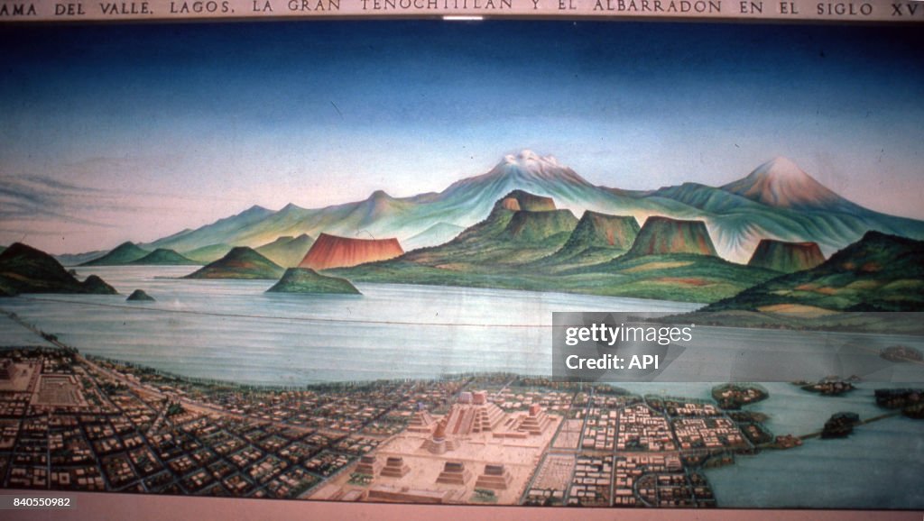 Représentation de Tenochtitlan