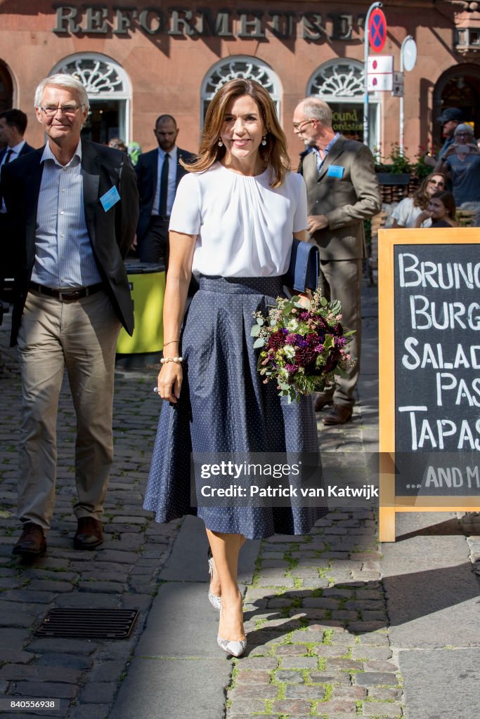 Crown Princess Mary of Denmark Attends The Opening Of The National Care Center In Copenhagen