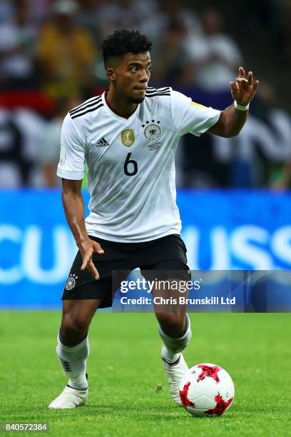 Benjamin Henrichs of Germany in action during the FIFA Confederations Cup Russia 2017 Semi-Final between Germany and Mexico at Fisht Olympic Stadium...