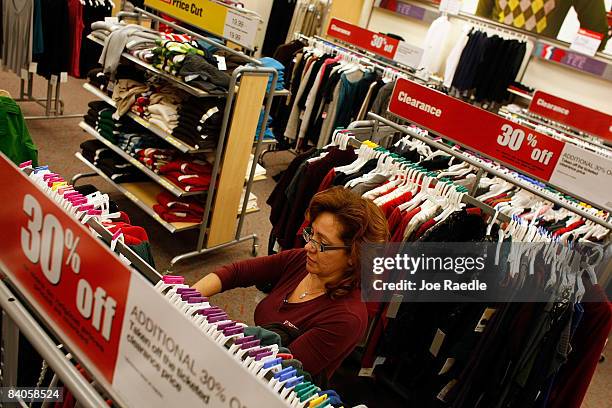 Target Sales Rack Back Rack Clothing Photos and Premium High Res Pictures - Getty Images