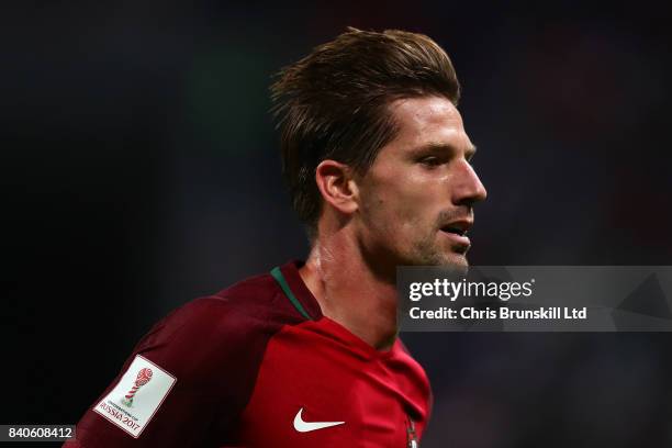 Adrien Silva of Portugal looks on during the FIFA Confederations Cup Russia 2017 Semi-Final match between Portugal and Chile at Kazan Arena on June...