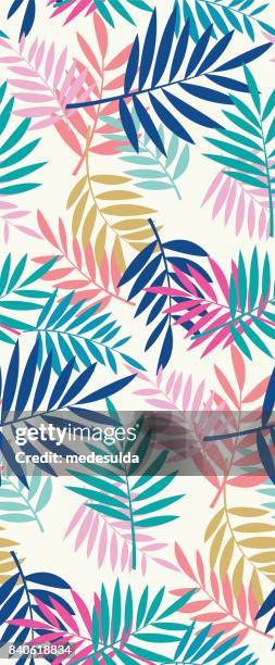 palm leaves - amazon stock illustrations