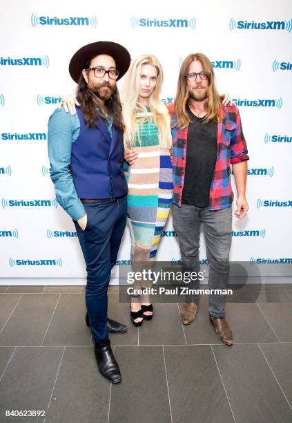 Singer/songwriter Sean Ono Lennon, Theodora Richards host of her new monthly show "Off The Cuff" on SiriusXM The Spectrum channel and Lukas Nelson...