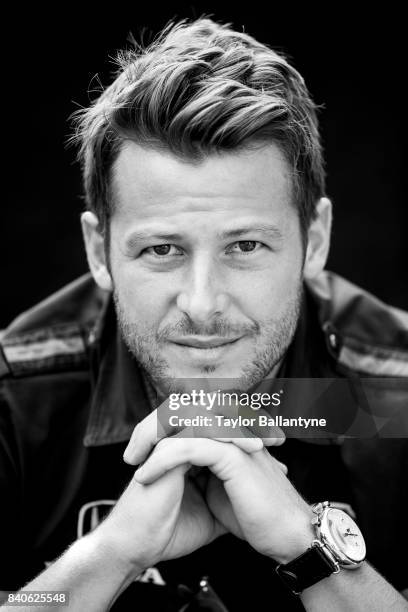 Andretti Autosport driver Marco Andretti is photographed for Sports Illustrated on August 20, 2017 at Pocono Raceway, Verizon IndyCar Series, at Long...