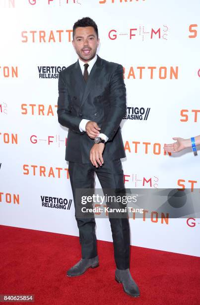 Dominic Cooper attends the 'Stratton' UK Premiere at the Vue West End on August 29, 2017 in London, England.