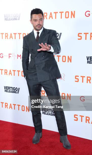 Dominic Cooper attends the 'Stratton' UK Premiere at the Vue West End on August 29, 2017 in London, England.