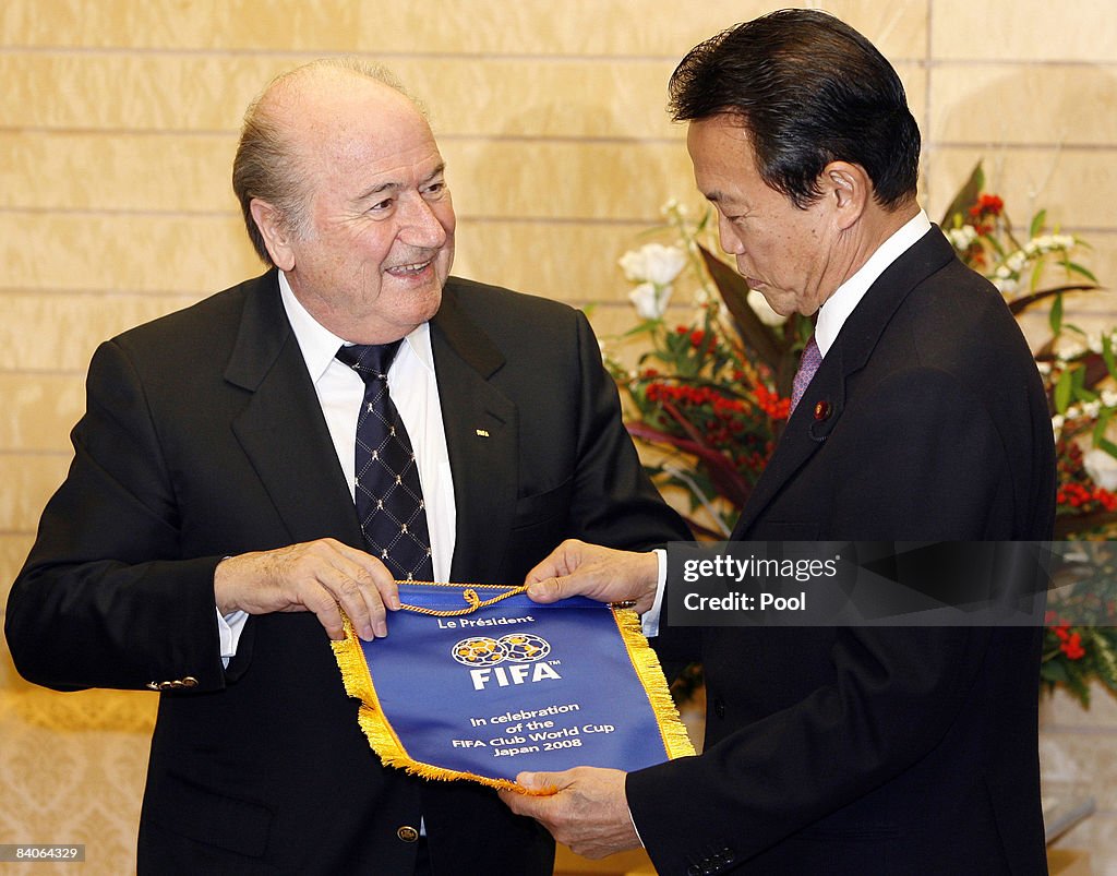 Sepp Blatter, Taro Aso
