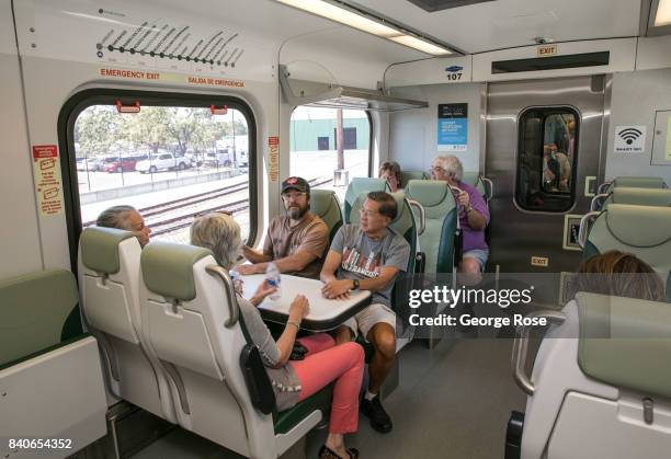 The Sonoma Marin Area Rail Transit system, operating between downtown Santa Rosa and San Rafael, began inaugural service on August 25 in Santa Rosa,...