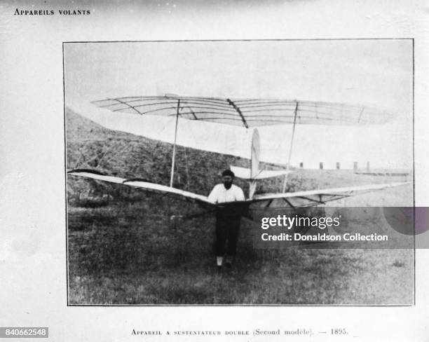 Otto Lilienthal glider, 1895.