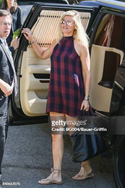 Lindsay Shookus is seen on August 29, 2017 in Los Angeles, California.