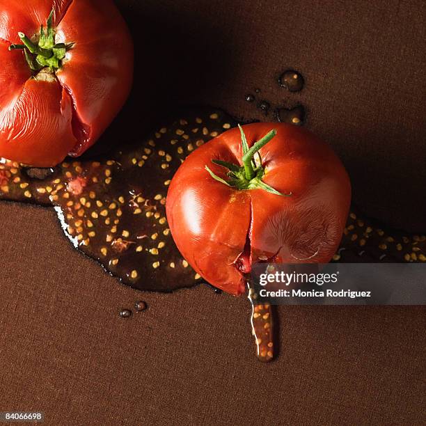 organic heirloom tomatoes - tomato seeds stock pictures, royalty-free photos & images