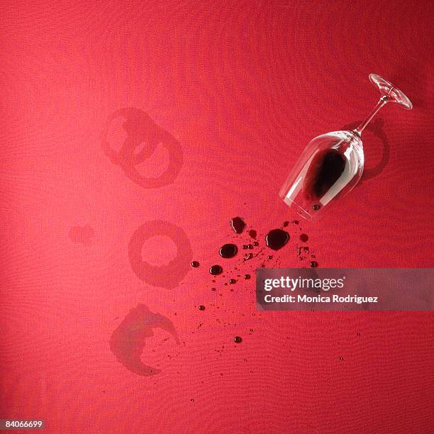 red wine spilled - spilled drink stock pictures, royalty-free photos & images