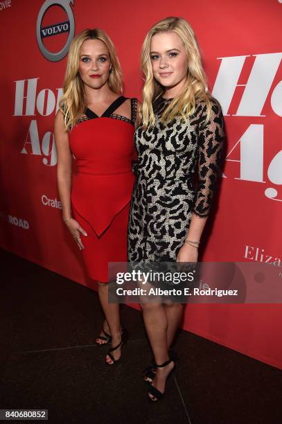 Actor Reese Witherspoon and Ava Phillippe attend the premiere of Open Road Films' "Home Again" at the Directors Guild of America on August 29, 2017...