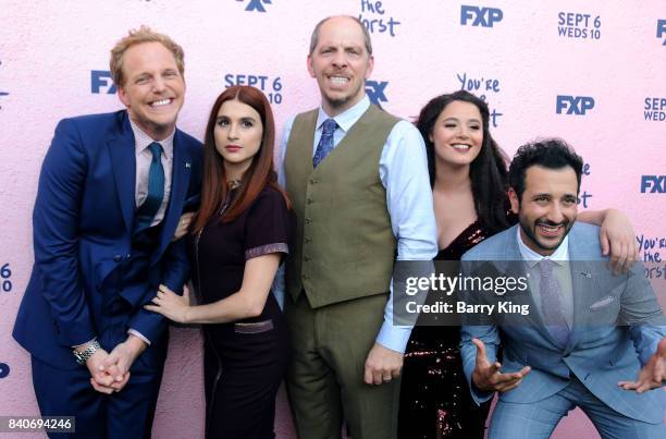 Actor Chris Geere, actress Aya Cash, creator/executive producer/showrunner/writer/director Stephen Falk, actress Kether Donohue and actor Desmin...