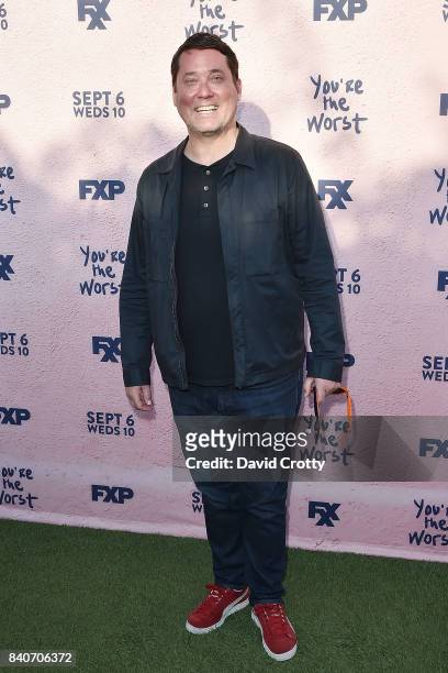 Doug Benson attends the Premiere Of FXX's "You're The Worst" Season 4 - Arrivals at Museum of Ice Cream LA on August 29, 2017 in Los Angeles,...