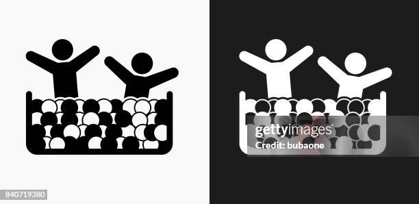 children ball pool icon on black and white vector backgrounds - ball pit stock illustrations