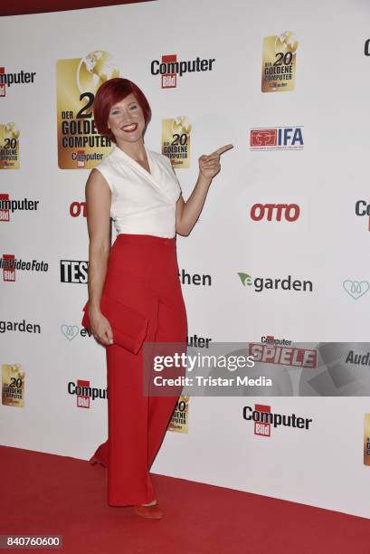 Miss IFA 2017 attends the 'Der Goldene Computer Award 2017' on August 29, 2017 in Berlin, Germany.