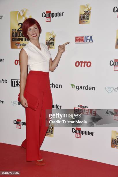 Miss IFA 2017 attends the 'Der Goldene Computer Award 2017' on August 29, 2017 in Berlin, Germany.