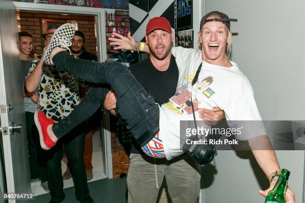 Scooter Braun and Rory Kramer attend MTV's Dare To Live Premiere Party at WNDO Space on August 29, 2017 in Venice, California.