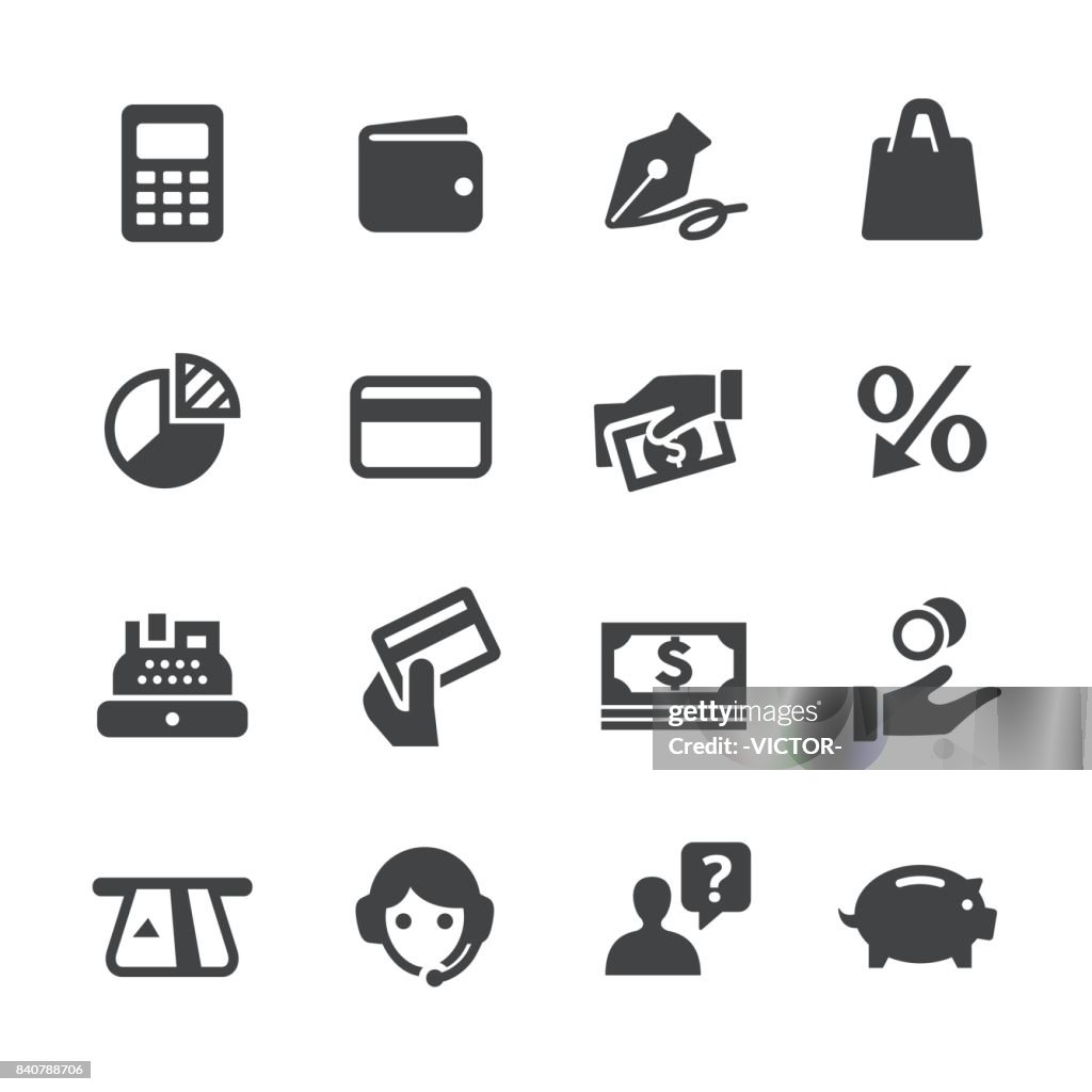 Bank Card Icons - Acme-Serie