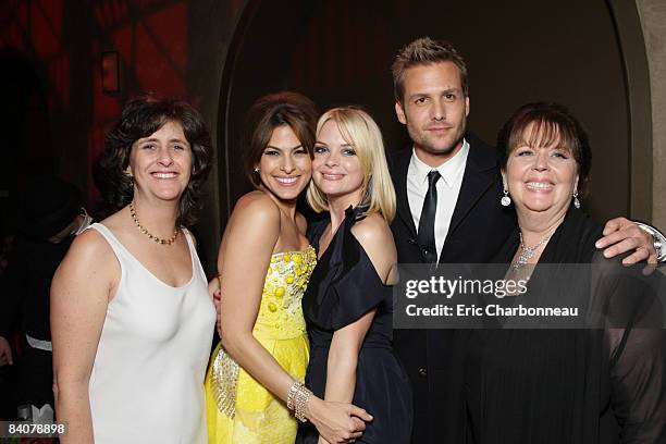 Producer Gigi Pritzker, Eva Mendes, Jaime King, Gabriel Macht and Producer Deborah Del Prete at Lionsgate Premiere of 'The Spirit' on December 17,...