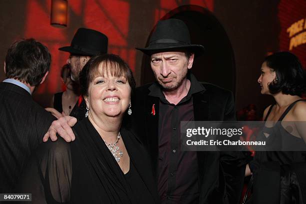 Producer Deborah Del Prete and Writer/Director Frank Miller at Lionsgate Premiere of 'The Spirit' on December 17, 2008 at Grauman's Chinese Theatre...