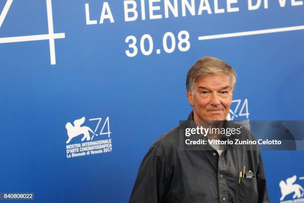 President of Premio Venezia Opera Prima 'Luigi De Laurentiis'' jury Benoit Jacquot attends the Jury photocall during the 74th Venice Film Festival at...