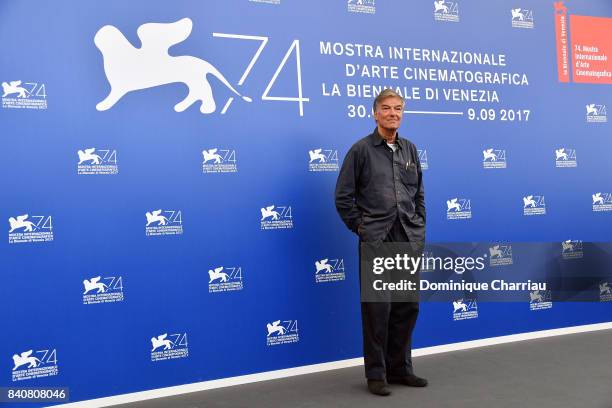 President of Premio Venezia Opera Prima 'Luigi De Laurentiis'' jury Benoit Jacquot attends the Jury photocall during the 74th Venice Film Festival at...