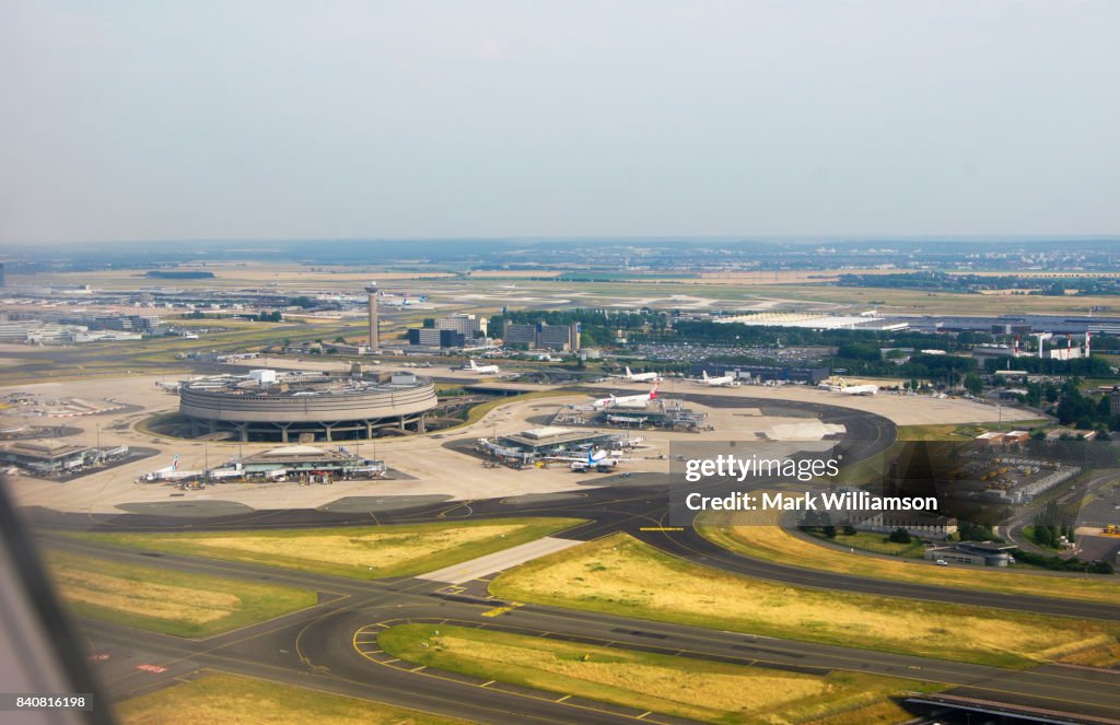 Paris Charles de Gaulle airport.