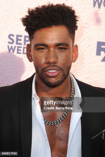 Actor Brandon Mychal Smith attends the premiere of FXX's 'You're The Worst' Season 4 at Museum of Ice Cream LA on August 29, 2017 in Los Angeles,...