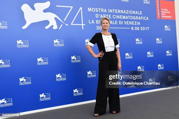 Trine Dyrholm attends the 'Nico, 1988' photocall during the 74th Venice Film Festival at Sala Casino on August 30, 2017 in Venice, Italy.