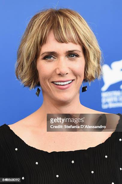 Actress Kristen Wiig attends the 'Downsizing' photocall during the 74th Venice Film Festival on August 30, 2017 in Venice, Italy.