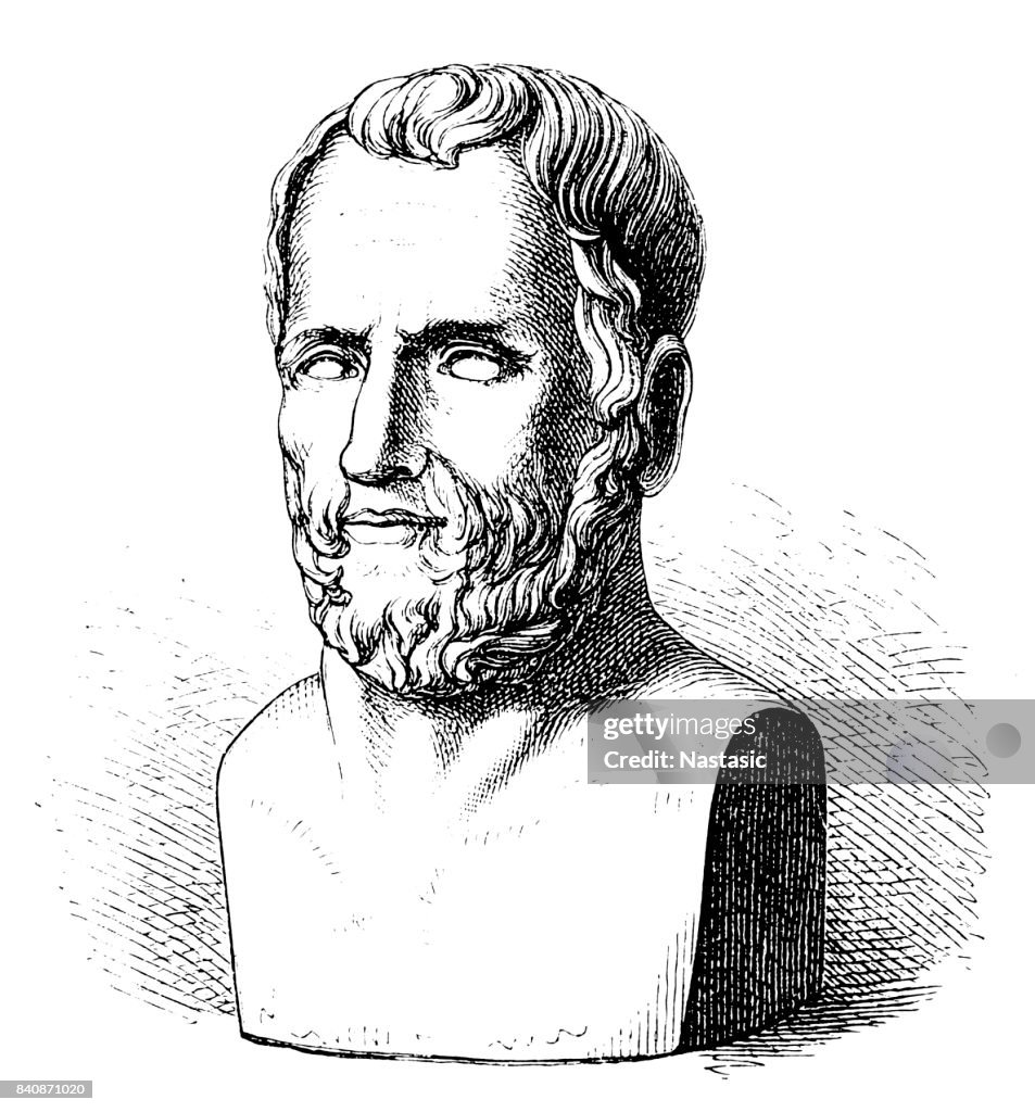 Epicurus, a Greek philosopher