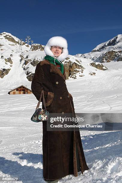 Anne Brochet attends The L'Alpe D'Huez Film Festival on January 19, 2008 in L'Alpe D'Huez, France