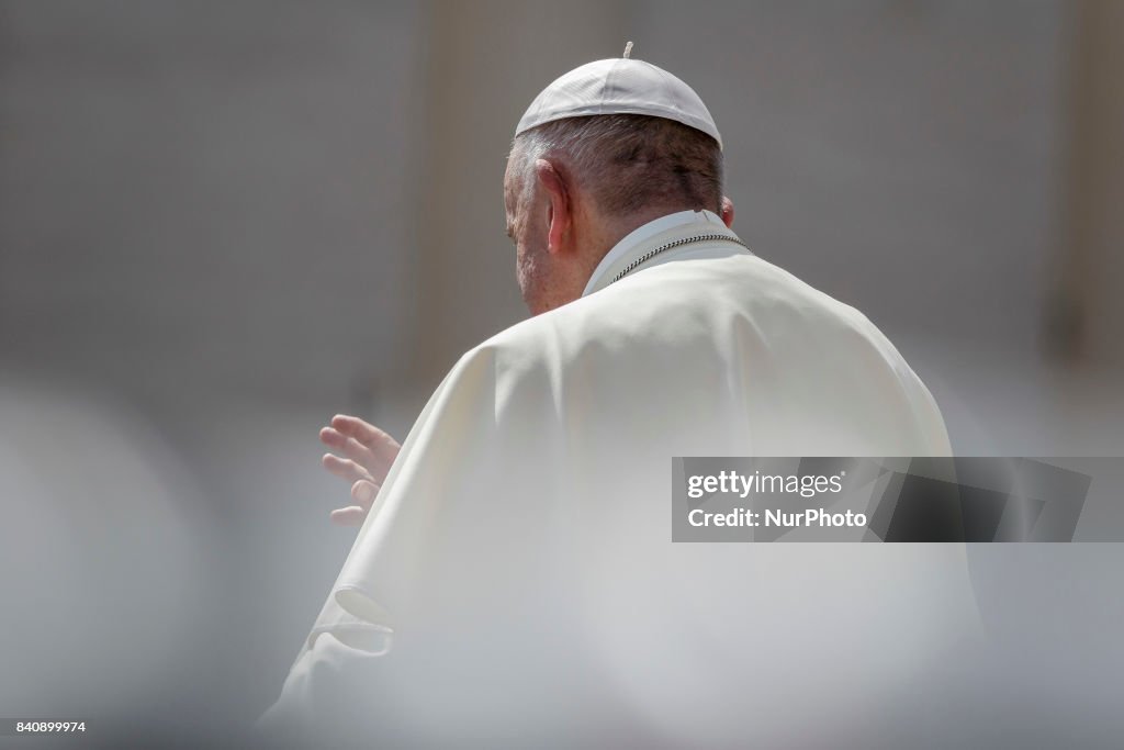 Pope Francis Weekly General Audience in Vatican