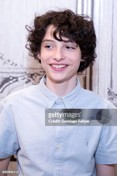 Finn Wolfhard attends Build Presents to discuss the film 'IT' at Build Studio on August 30, 2017 in New York City.