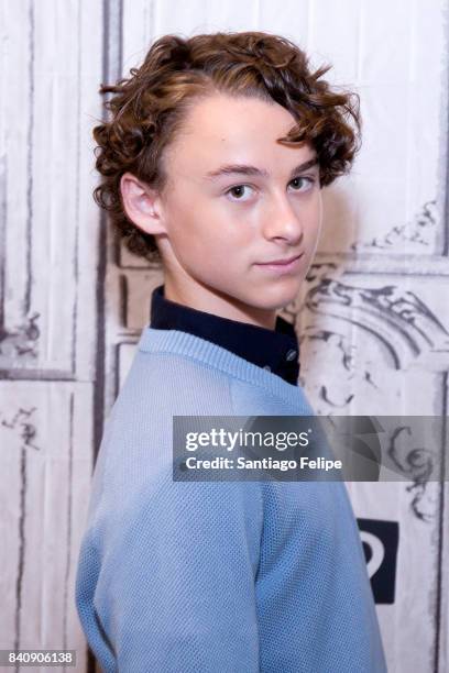 Wyatt Oleff attends Build Presents to discuss the film 'IT' at Build Studio on August 30, 2017 in New York City.