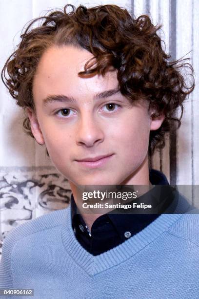 Wyatt Oleff attends Build Presents to discuss the film 'IT' at Build Studio on August 30, 2017 in New York City.