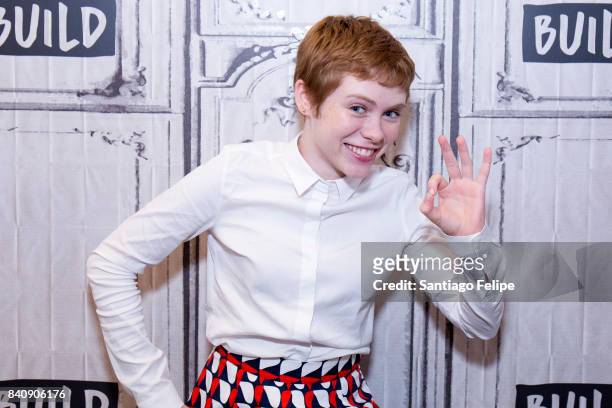Sophia Lillis attends Build Presents to discuss the film 'IT' at Build Studio on August 30, 2017 in New York City.