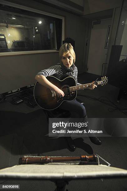 Singer Dido is photographed in New York at the Sirius Satellite Radio Station for the Los Angeles Times.
