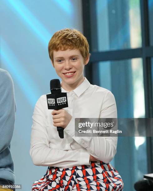 Actress Sophia Lillis attends Build to discuss the movie "IT" at Build Studio on August 30, 2017 in New York City.