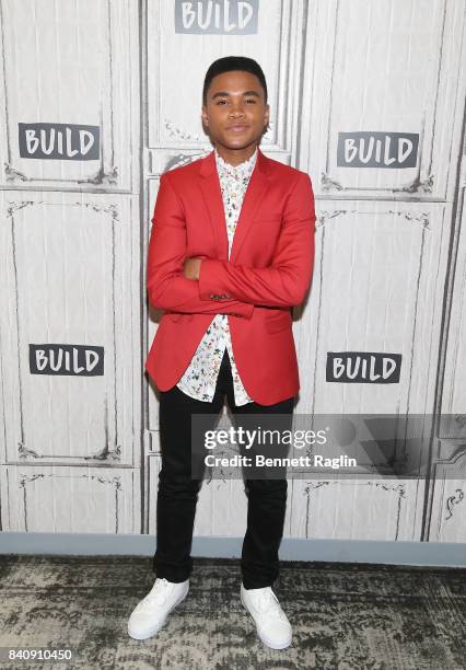 Actor Chosen Jacobs attends Build to discuss the movie "IT" at Build Studio on August 30, 2017 in New York City.