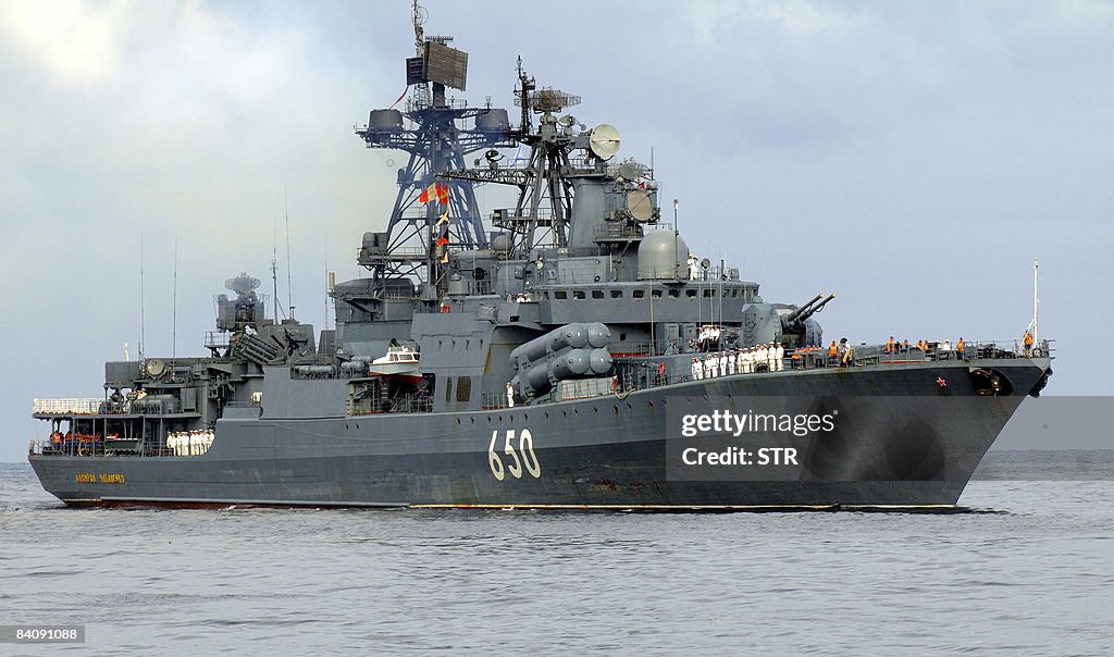 The Russian Admiral Chabanenko destroyer