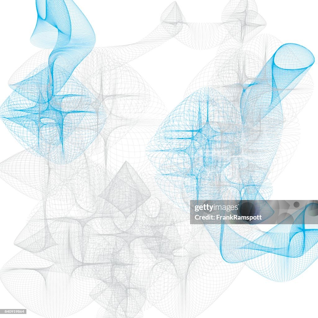 Vector Pattern Wave Tech Digital Blue Tec Vector Computer Generated Wave Line Pattern High-Res Vector ...