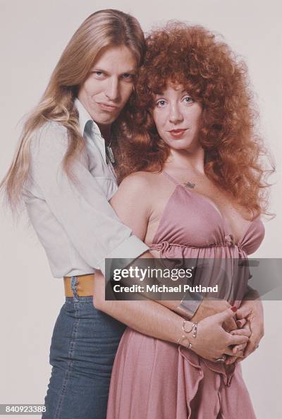 Singers Jim 'Dandy' Mangrum and Ruby Starr of American southern rock ...