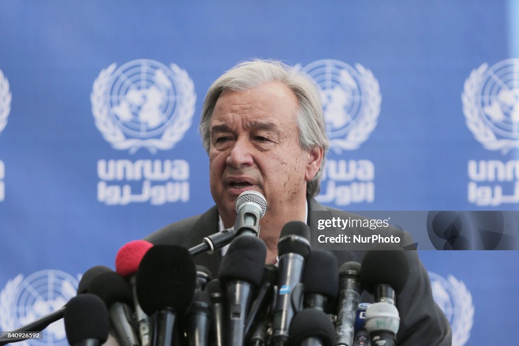 UN Secretary General Guterres visits Gaza