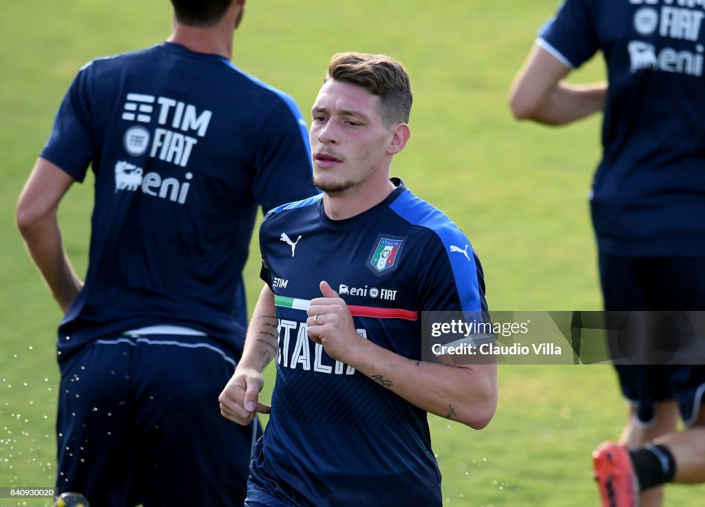 Italy Training Session And Press Conference