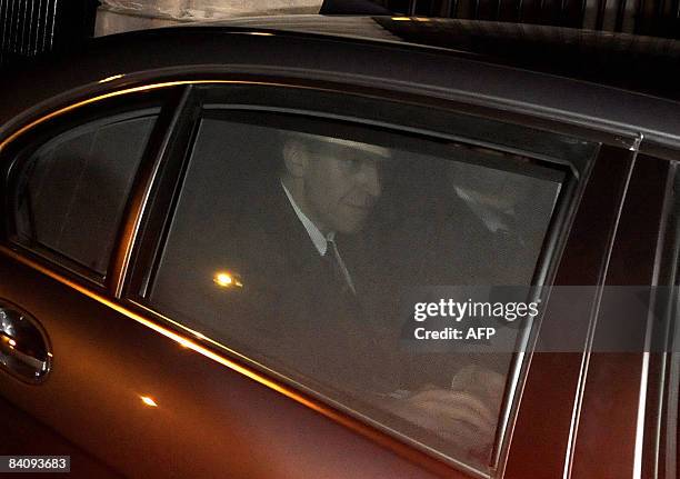 Belgian Prime Minister Yves Leterme leaves the Belvedere Royal Castle in Laken after he tendered his government's resignation to King Albert II over...