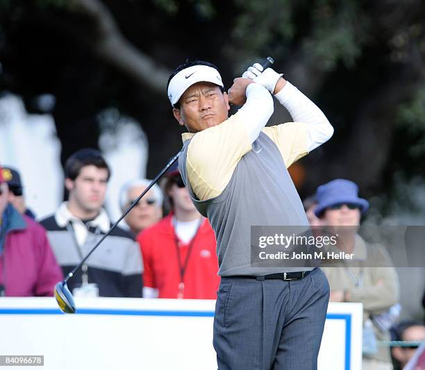 Choi in action during the second round of play at the 2008 Chevron World Challenge Presented by Bank of America on December 19, 2008 at Sherwood...